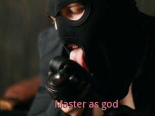 Master_as_god